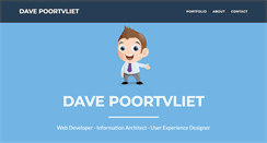 Desktop Screenshot of davepoortvliet.com