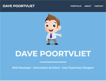 Tablet Screenshot of davepoortvliet.com